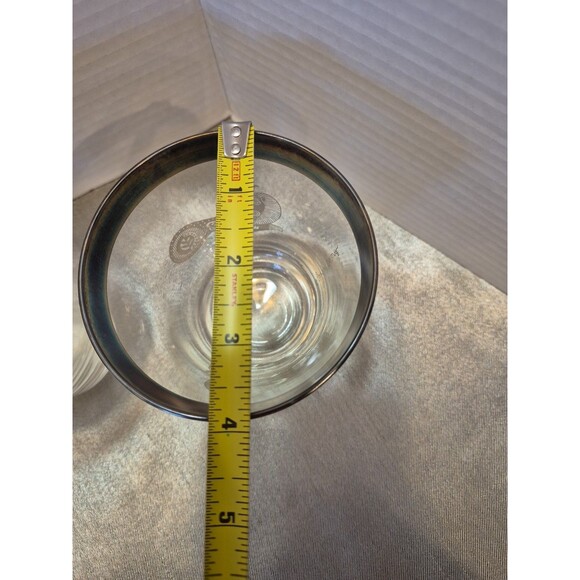 VTG Georges Briard Silver Regal Lion Mid-century Double Old Fashions Set Of 2 - Picture 9 of 9